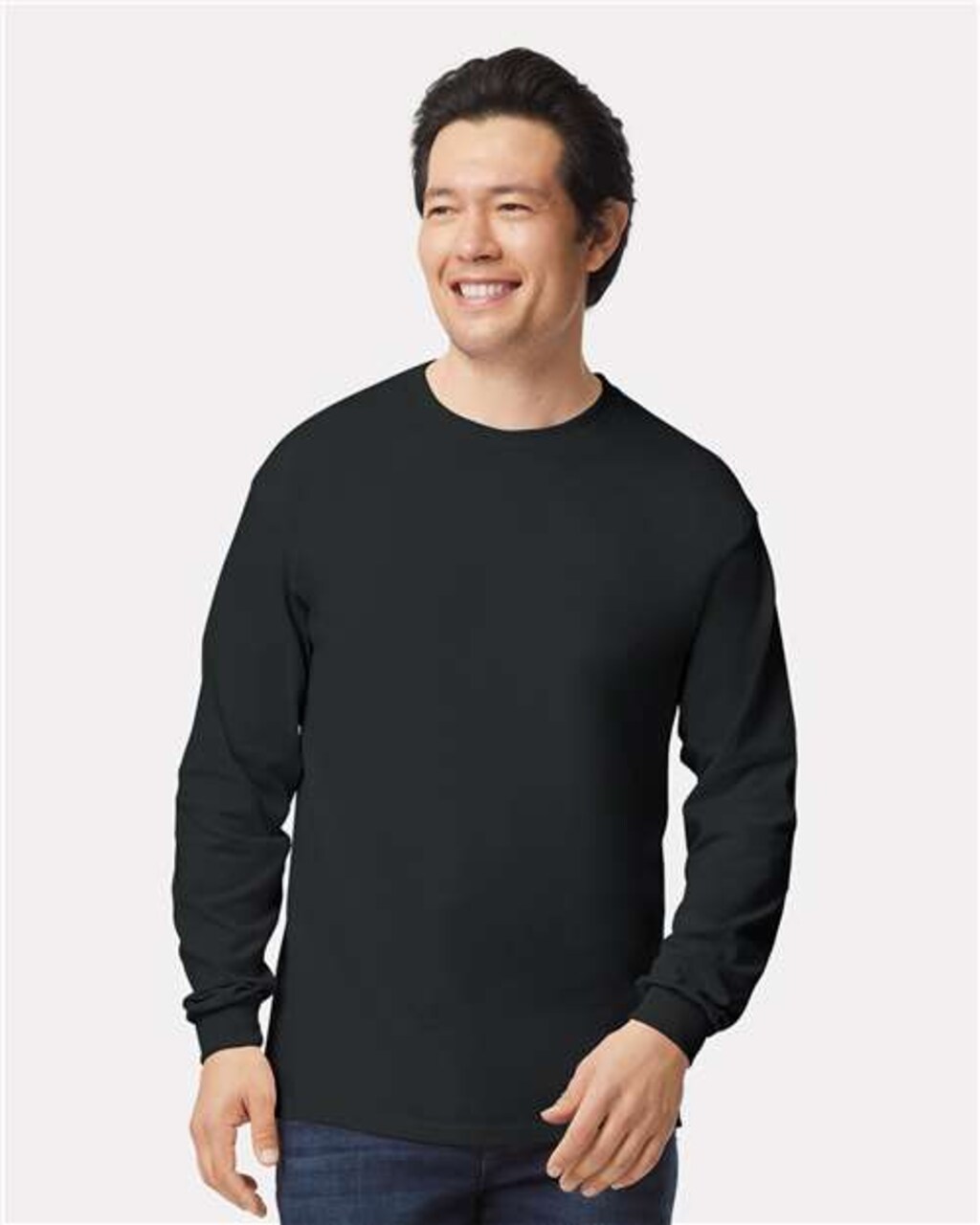 Gildan Ultra Cotton Heavyweight Long Sleeve T-Shirt For Everyday Wear